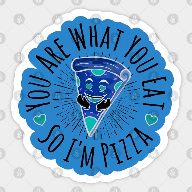 Pizza Food Weekend Design Sticker by Lin Watchorn 